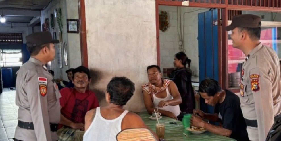 Pastikan Wilayah Aman, Polsek Panipahan Sisir Titik Rawan Gangguan Kamtibmas