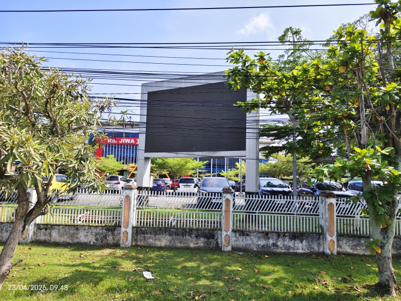 Mangkrak Bertahun-tahun, Videotron Miliaran Rupiah di RSJ Tampan Jadi Pajangan Tak Berguna