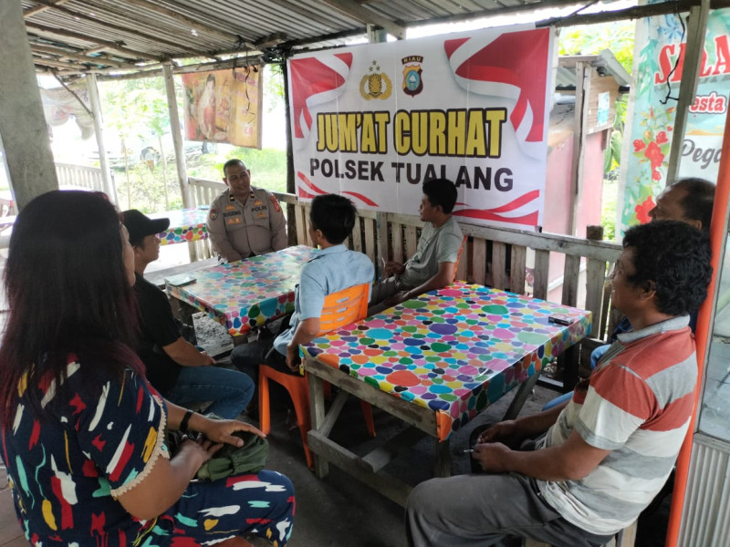 Melalui Jumat Curhat, Panit Binmas Dengarkan keluhan para Supir