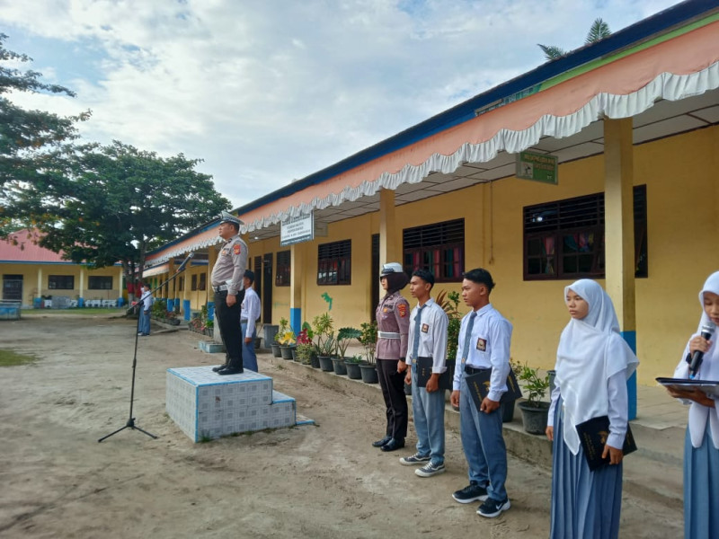 Satlantas Polres Rohil Kembali Lakukan Police Goes To School
