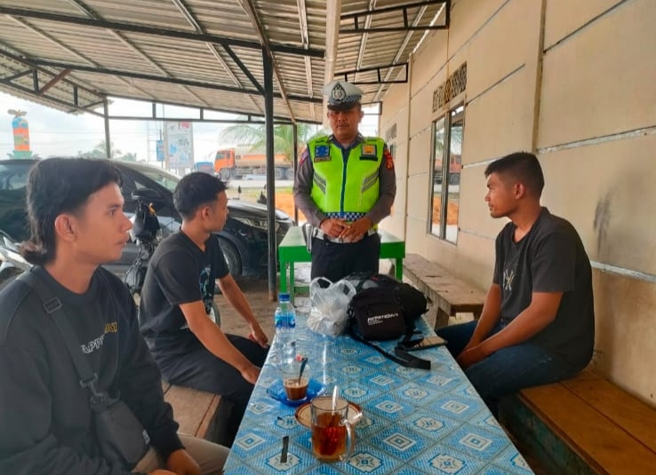 Satlantas Polres Rohil Gelar Kampanye Keselamatan ke Pengendara