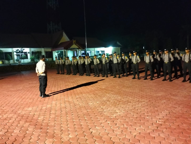 Sebanyak 50 Siswa Latja SPN Polda Aceh Ikuti Pelatihan di Polres Aceh Tamiang