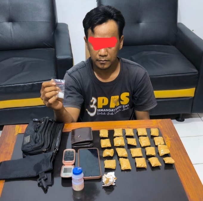 Tim Opsnal Satreskrim Polsek Koto Gasip  Amankan Satu Orang Pria Diduga Pelaku Penyalahgunaan Narkotika