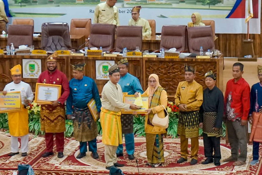 TPTM Peringkat 1 Evaluasi Kinerja Kecamatan Se Rokan Hilir Tahun 2023