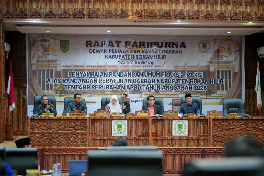 Pemkab Rohil Paparkan Jawaban atas Pandangan Fraksi DPRD Soal Perubahan APBD 2026