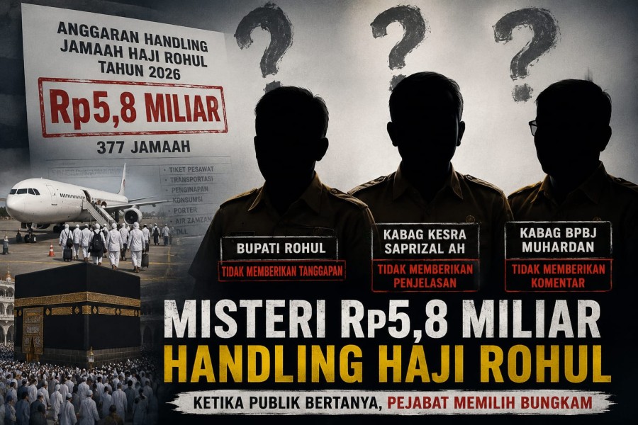 Publik Menunggu, Pejabat Diam: Siapa yang Akan Menjelaskan Anggaran Haji Rohul Rp5,8 Miliar?