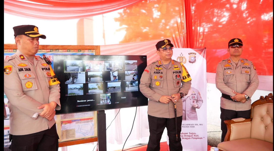 Gelar Pengamanan Tour De Siak, Kapolres Siak Gelar Inovasi Pengamanan Berbasis IT