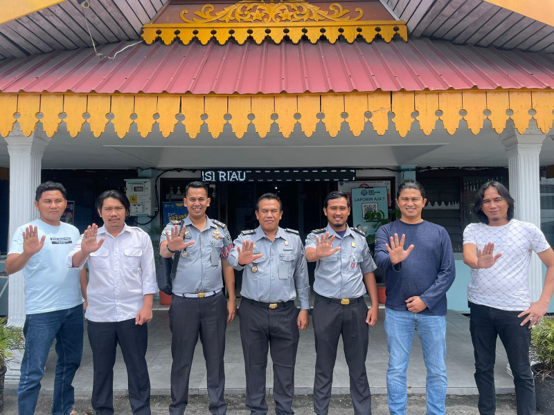 Lapas Narkotika Rumbai Silaturahmi ke Badan Narkotika Nasional Provinsi Riau
