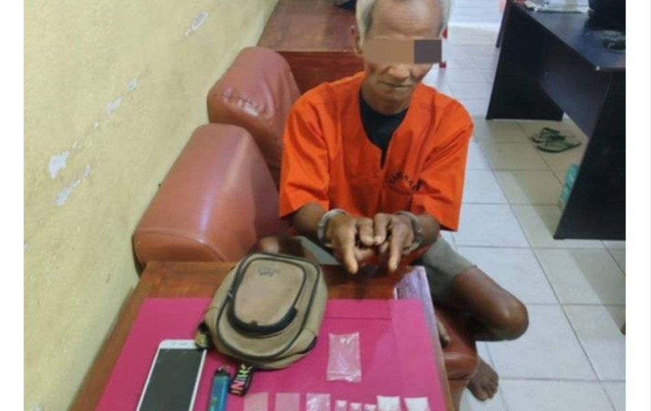 Maling Sawit, Kakek di Kampar Tertangkap Bawa Sabu