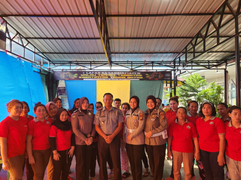 HUT ke-75 Polwan, Polwan Polres Rohil Ajak Curhat Warga Binaan Wanita