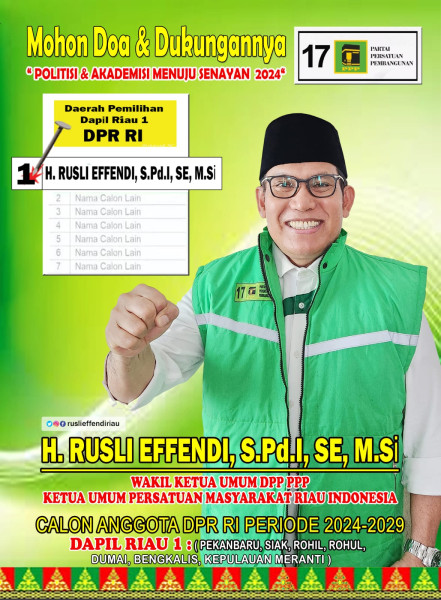 Menyusuri Jejak Rusli Effendi Dari Ketua Ranting Menuju Waketum DPP PPP