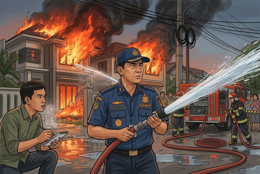 Korsleting Listrik Dominasi Kebakaran di Pekanbaru, DPKP Imbau Warga Waspada