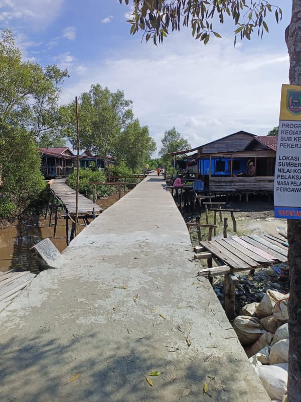 8 Tahun Merasa Dianak Tirikan, Kini Masyarakat Jalan Tambusai Merasa Lega Dan Ucapkan Terima Kasih Ke Pemkab Rohil Serta DPD KNPI Rohil