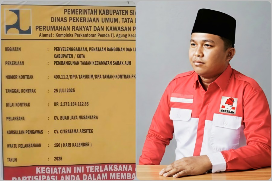 GERBRAK Riau Kritik Keras Bupati Siak: Bangun Taman Rp3,3 Miliar di Tengah Defisit, Program Seragam Gratis Dibatalkan!