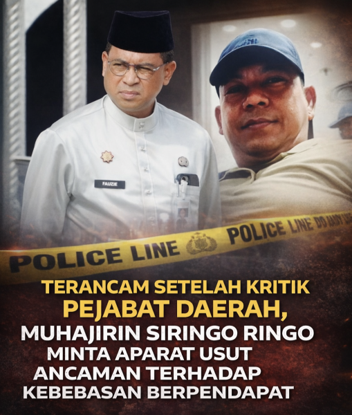 Diduga Kirim Utusan Ancam Bunuh Tokoh Muda, Sekda Rohil Didesak Dicopot