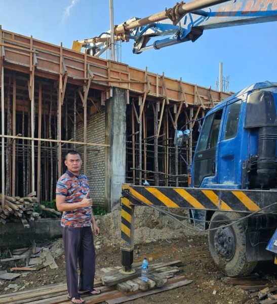 Zulfahrianto Targetkan  Pembangunan Mesjid Terapung Syekh Muhammad Kayo Rampung Akhir tahun 2025