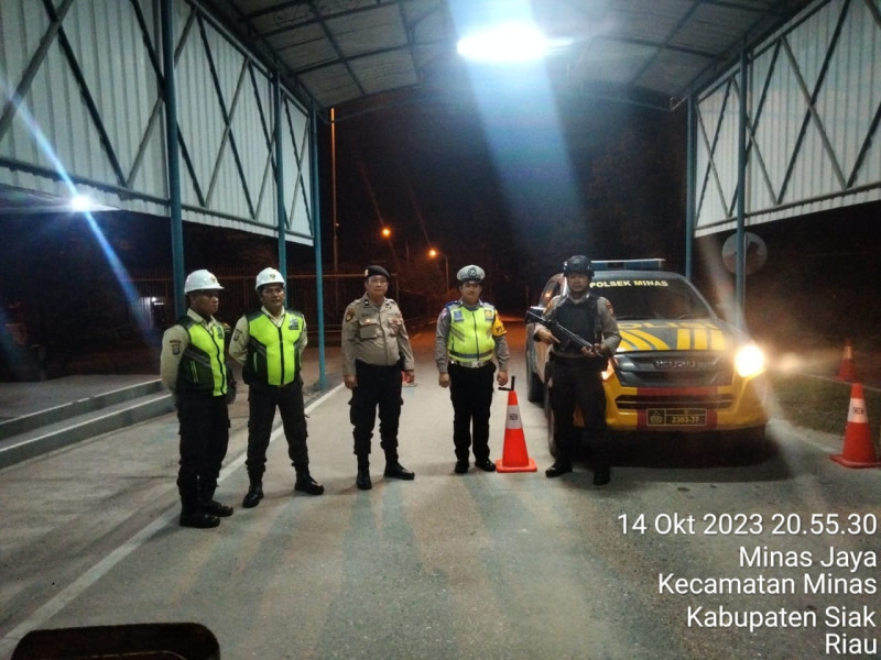 Antisipasi Gangguan Keamanan Di Wilayah Kecamatan Minas, Personil Polsek Minas Lakukan Giat KRYD