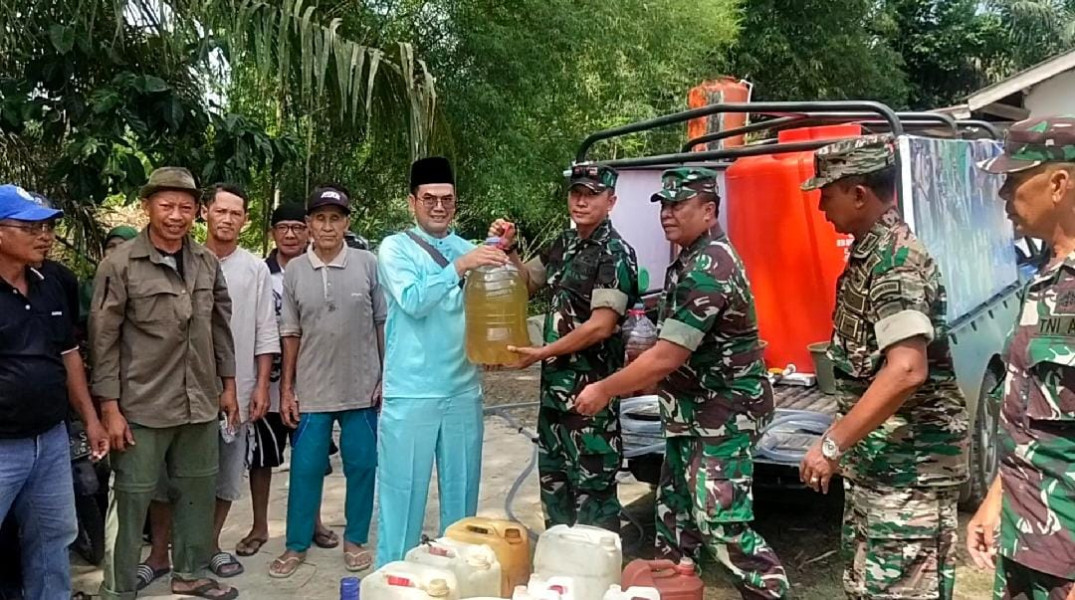 Dandim 0302/Inhu : Tehknologi Microba PA63LK31 Air Tak Layak Menjadi Layak Untuk Masyarakat