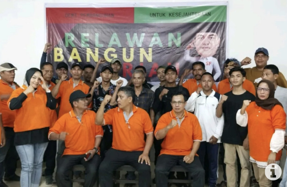 Relawan Bangun Riau dukung SF Hariyanto lanjutkan pembangunan