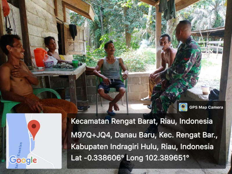 Babinsa Turun dan Jalin Keakraban Dengan Warga Binaan