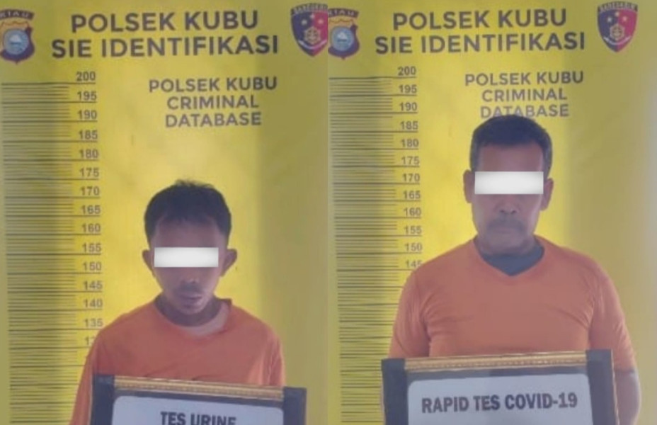 Jadikan Pondok di Kebun Sawit Sarang Penyalahgunaan Sabu, 2 Lelaki Diciduk Polsek Kubu