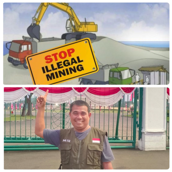 Diduga Oknum Aparat Backup Galian C Ilegal di Rohul, Darbi akan kordinasi Dengan DPR RI Komisi VII dan Komisi III