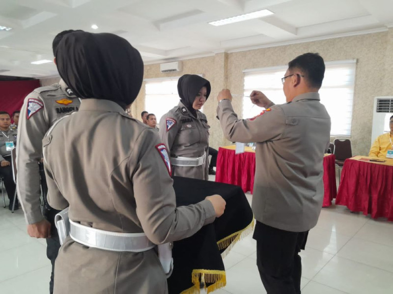 Personel Polresta Pekanbaru Latihan Pra Ops Patuh Lancang Kuning 2023