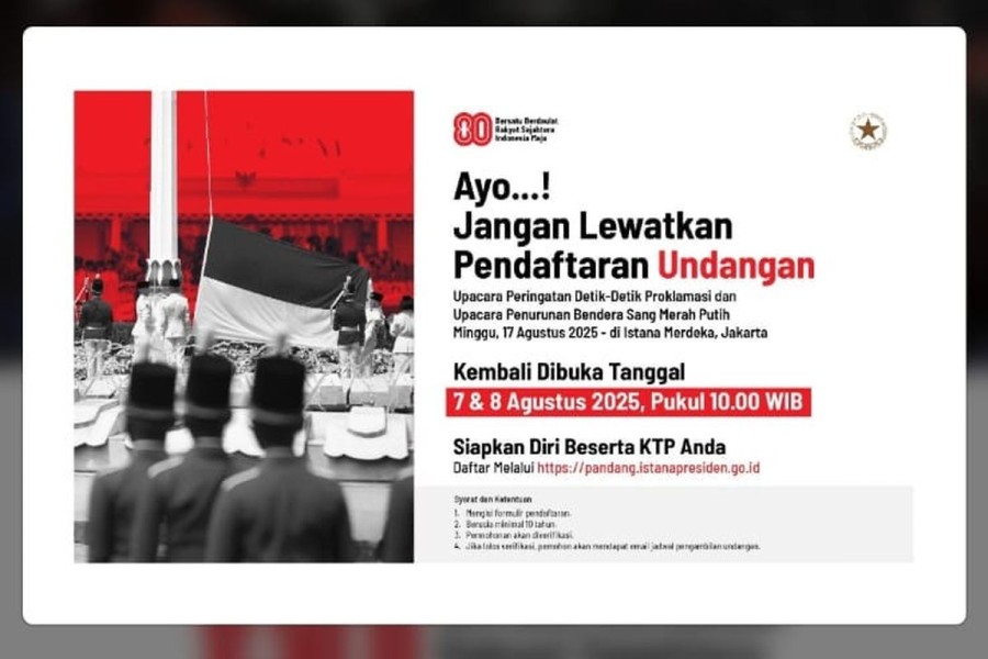 Link dan Cara Daftar Upacara HUT RI di Istana, Jangan Sampai Kehabisan