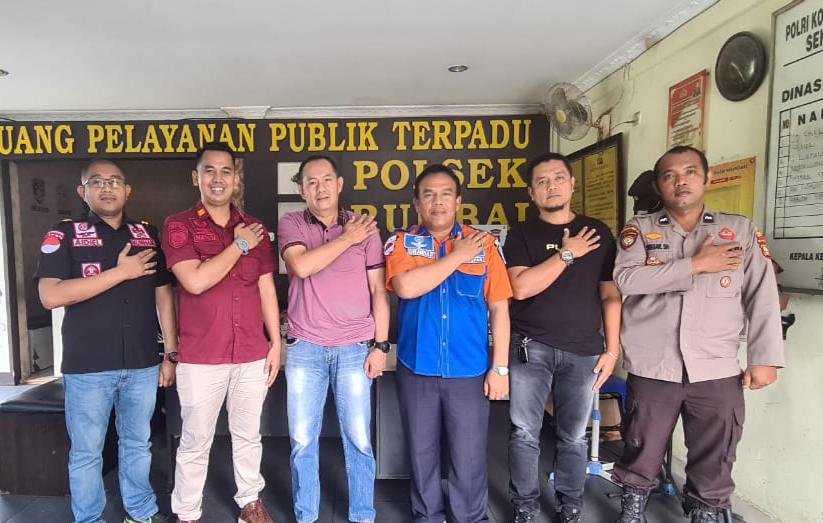 Lapas Narkotika Rumbai Semakin Bersinergi dengan Melakukan Kunjungan ke Polsek Rumbai