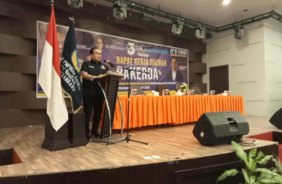 NasDem Pekanbaru Laksanakan Rakerda, Abubakar Siddik : Semua Harus Bersinergi dan Jaga Nama Baik Partai
