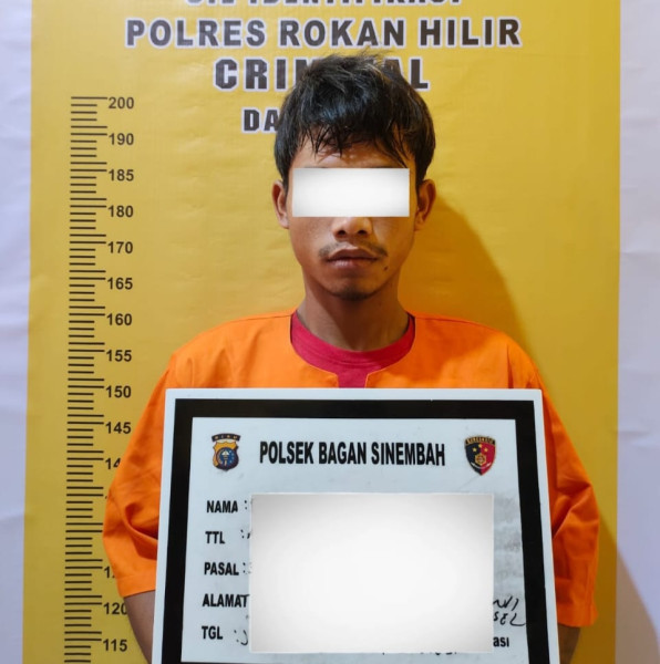 Ninja 83 Janjang Sawit, 1 dari 2 Pelaku Digelandang ke Sel Polsek Bagan Sinembah