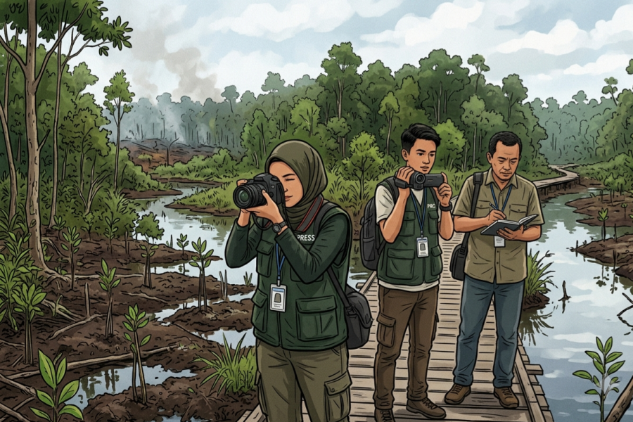 Dr Suyanto Dorong Penguatan Jurnalisme Lingkungan Media di Riau