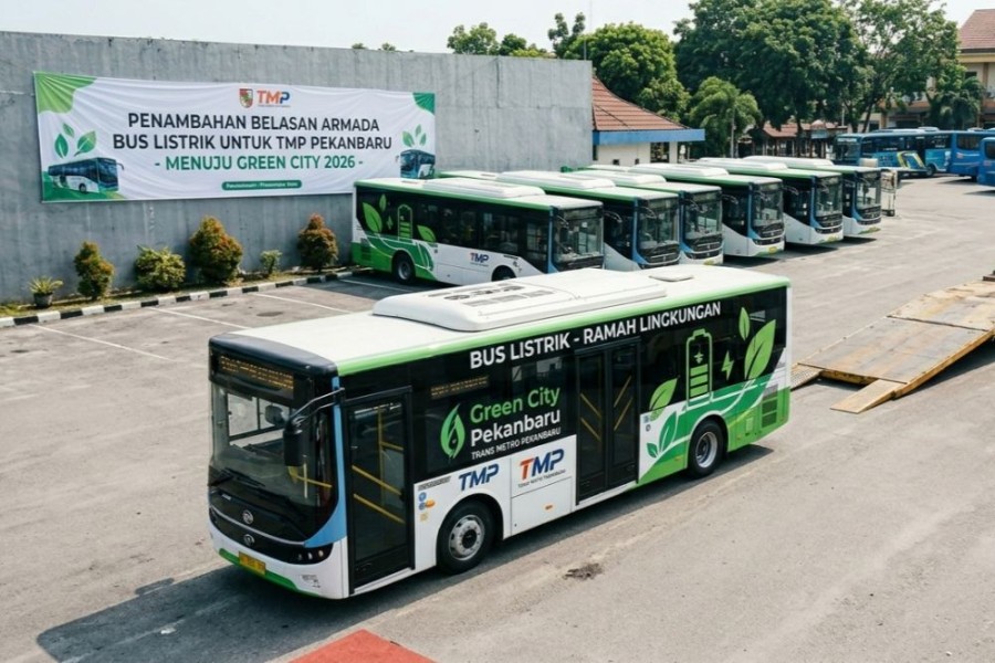 Modernisasi Transportasi Publik, Pemkot Pekanbaru Siapkan Uji Coba Belasan Bus Listrik