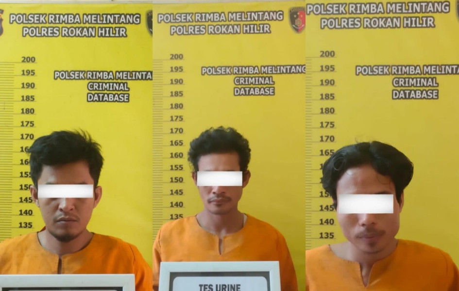 Gerak Cepat Polsek Rimba Melintang, Tangkap 3 Pelaku Curanmor