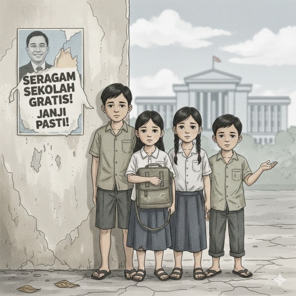Kekecewaan Rakyat Riau: Janji Seragam Sekolah Gratis Tinggal Slogan Manis