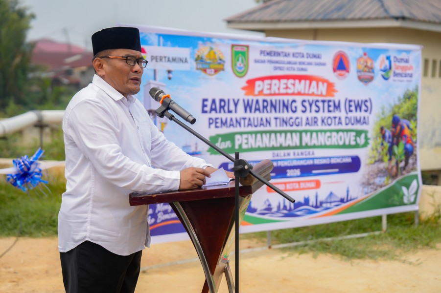 Pemko Dumai Perkuat Mitigasi Banjir dan Rob dengan EWS Berbasis IoT