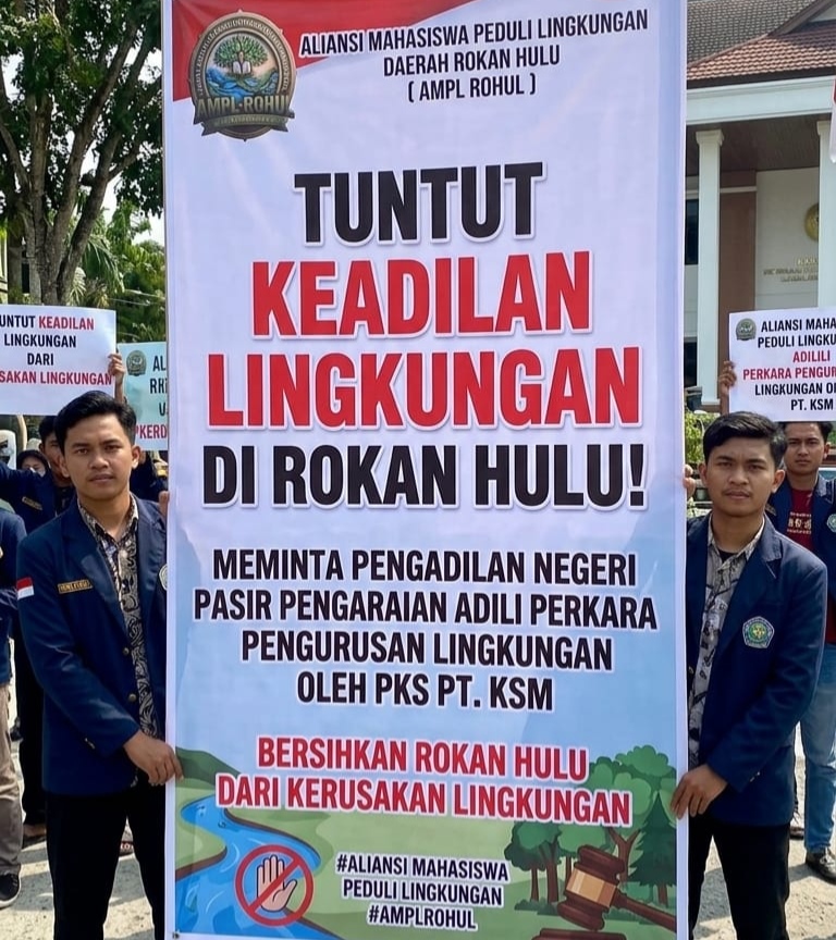 Darbi S.Ag Minta DLH Rokan Hulu Segera Balas Surat Yayasan Mapelhut Jaya Terkait PT KSM