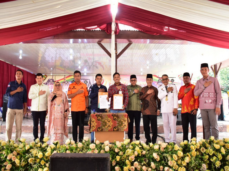 Zulher Dampingi MoU BUMDes Pulau Gadang, Camat Harap Ekonomi Maju