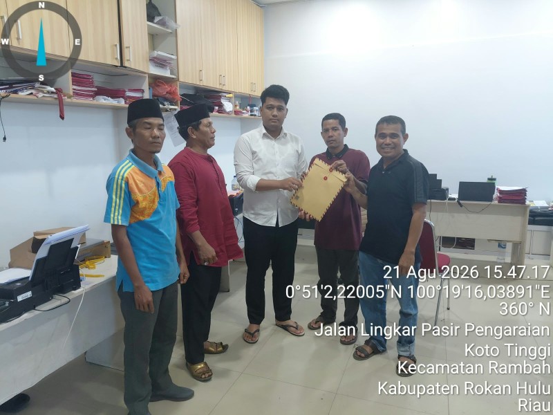 Tokoh Masyarakat Teluk Aur Laporkan Dugaan Pencemaran PKS PT KSM ke Tipidter Polres Rohul