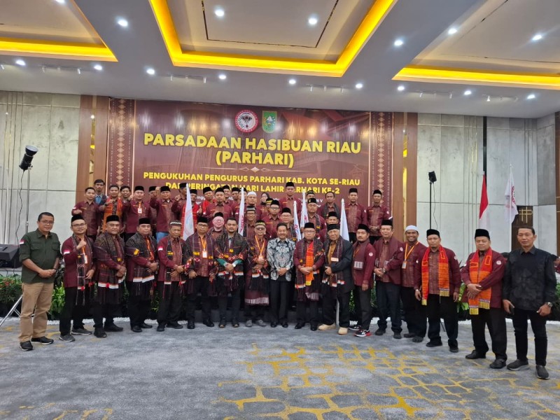 Milad ke-2 PARHARI Riau, Pengurus se-Kabupaten/Kota Dikukuhkan, Persaudaraan Hasibuan Makin Diperkuat