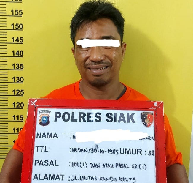 Diduga Penyalahgunaan Narkotika, Tim Opsnal Satres Narkoba Polres Siak Amankan Satu Orang Pelaku