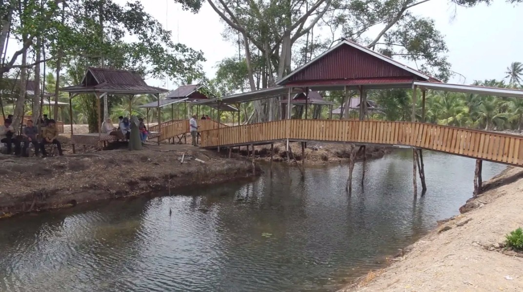 Bupati Inhil Resmikan Objek Wisata Baru Taman Kolam Tiga Putri