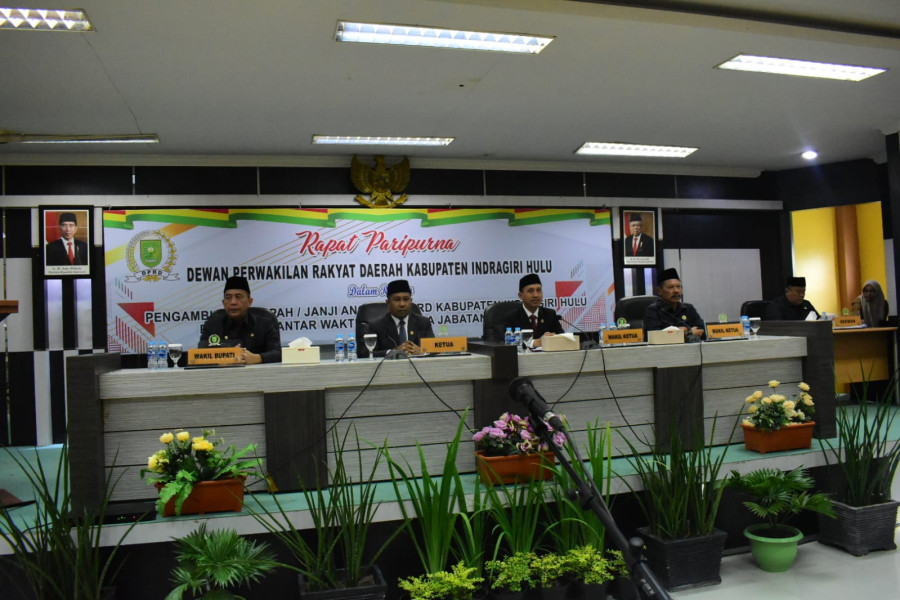 Dandim 0302/Inhu Menghadiri Pelantikan, Risma Agustina Dilantik Sebagai PAW Anggota DPRD Inhu Priode 2019-2024
