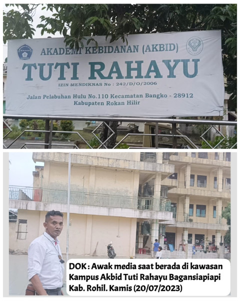 Tak Kunjung di Wisudakan dan Dugaan Ijazah Ditahan, Masyarakat Laporkan AKBID Tuti Rahayu ke Mapolres Rohil