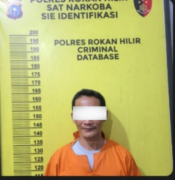 Sering Nikmati Sabu dan Rumah, Pria Ini Ditangkap Sat Res Narkoba Polres Rokan Hilir