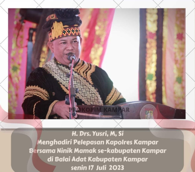 Staf Ahli Bidang Pemerintahan dan Politik Lepas Kapolres Kampar ke Tempat Tugas yang Baru