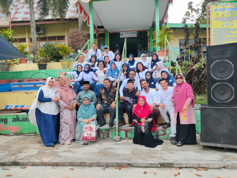 Acara Reuni Akbar Alumni Antar Lintas Angkatan SMPN 15 Rumbai, Pekanbaru berjalan lancar dan sukses.