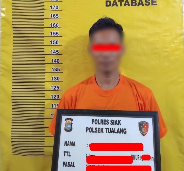 Tim Opsnal Polsek Tualang Dibackup Bhabinkamtibmas Kelurahan Amankan Pelaku Narkotika Jenis Sabu-sabu