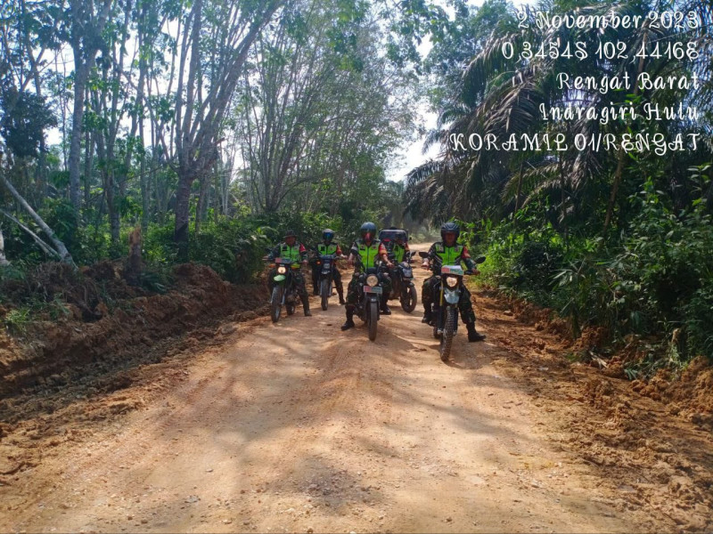 Agar Dapat Cegah Karhutla, Koramil01/Rengat Adakan Patroli dan Sosialisasi Karhutla