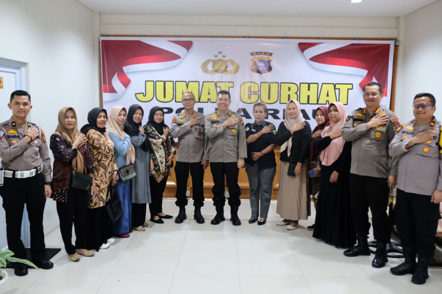 Polda Riau Kembali Gelar Jumat Curhat Bersama Masyarakat